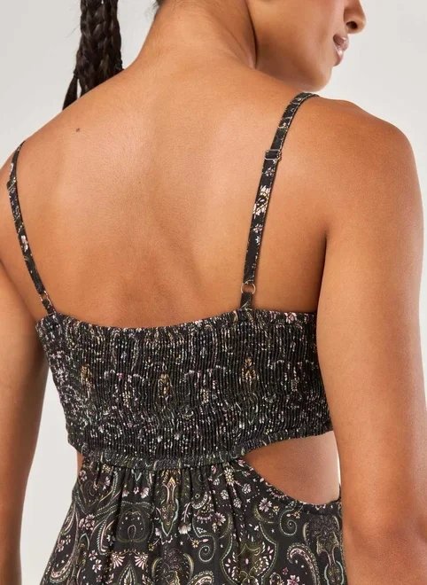 vestido longo preto estampa paisley vestido longo preto estampa paisley