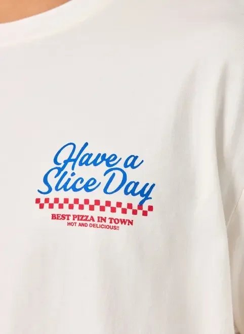 camiseta box off-white slice camiseta box off-white slice