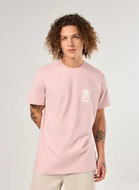 camiseta comfort rosa flor camiseta comfort rosa flor