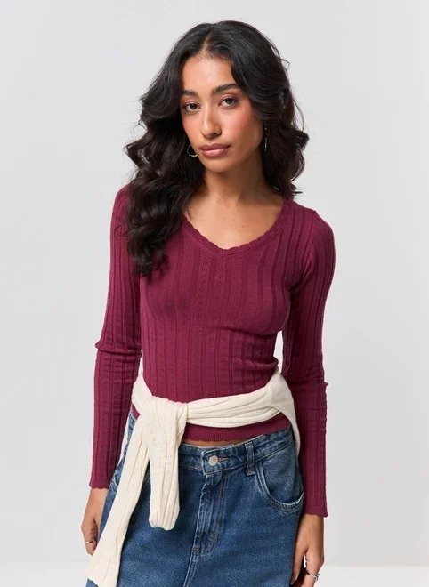 blusa manga longa retilínea decote v blusa manga longa retilínea decote v