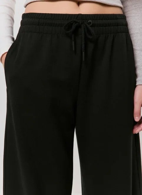 calça barrel de moletom calça barrel de moletom