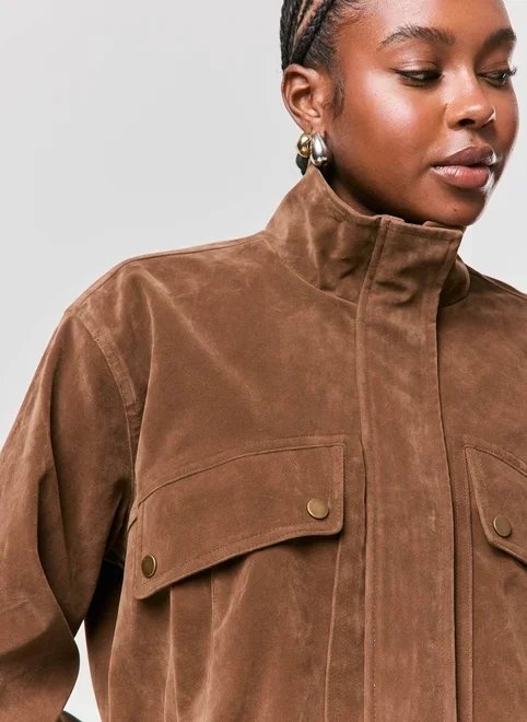 jaqueta bomber suede marrom jaqueta bomber suede marrom