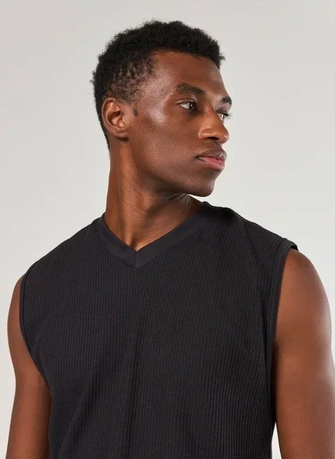 regata sleeveless box texturizada regata sleeveless box texturizada