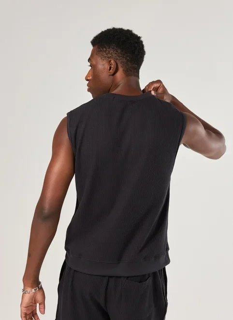 regata sleeveless box texturizada regata sleeveless box texturizada