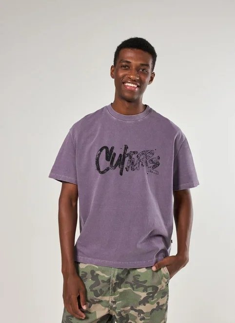 camiseta box estonada roxa culture camiseta box estonada roxa culture