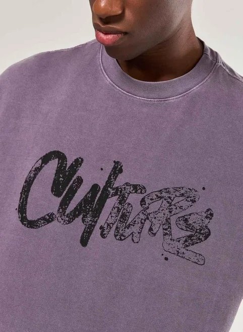 camiseta box estonada roxa culture camiseta box estonada roxa culture