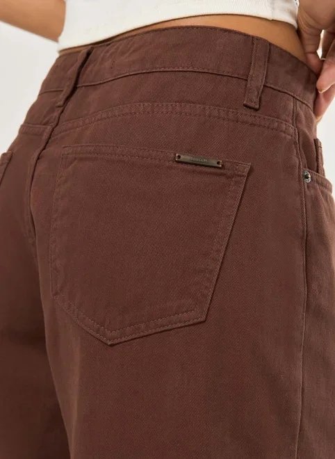 calça wide leg cintura média cargo calça wide leg cintura média cargo