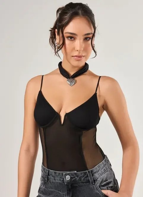 colar de tecido pingente coração colar de tecido pingente coração