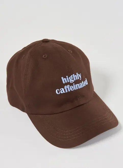 boné marrom highly caffeinated boné marrom highly caffeinated