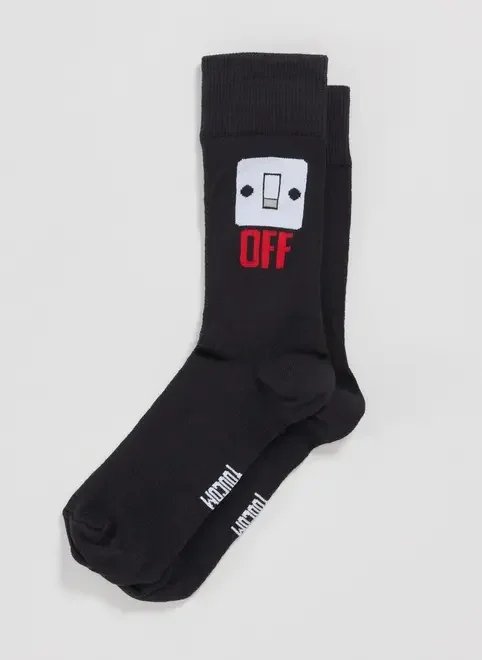 meia preta on off meia preta on off