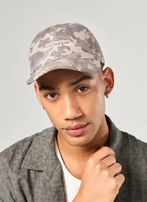 boné camuflado bad decisions boné camuflado bad decisions