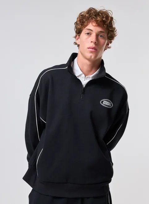 moletom esportivo box half ziper moletom esportivo box half ziper