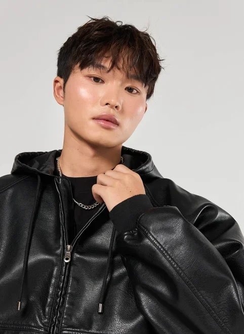 jaqueta box poliuretano capuz jaqueta box poliuretano capuz