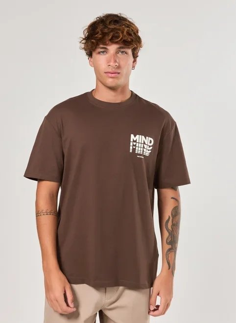 camiseta comfort malhão marrom mind camiseta comfort malhão marrom mind