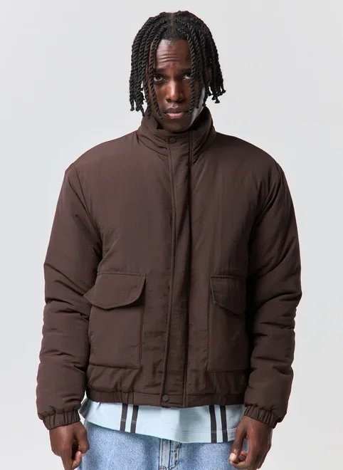 jaqueta puffer nylon box jaqueta puffer nylon box