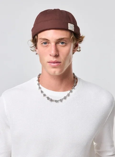 colar corrente prateada nós colar corrente prateada nós