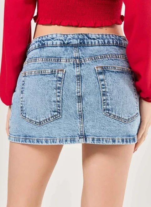 short saia micro cintura média short saia micro cintura média