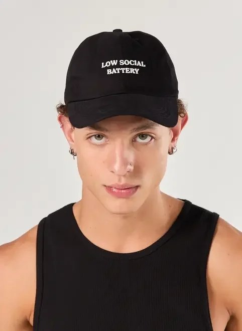 boné preto low battery boné preto low battery