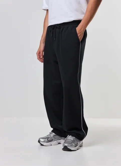 calça moletom esportiva listra calça moletom esportiva listra