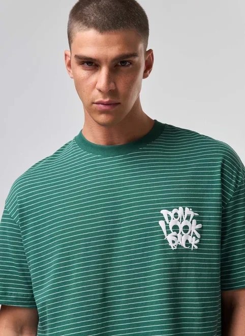 camiseta box listrada don't look back camiseta box listrada don't look back