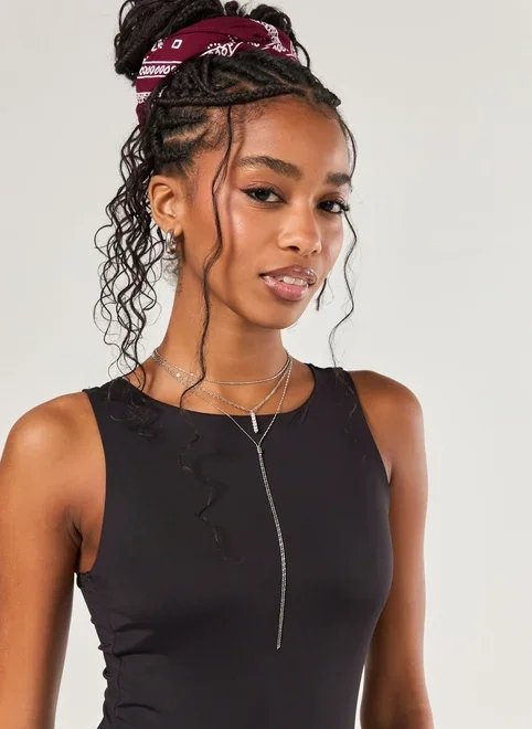 conjunto 2 colares prateados strass conjunto 2 colares prateados strass