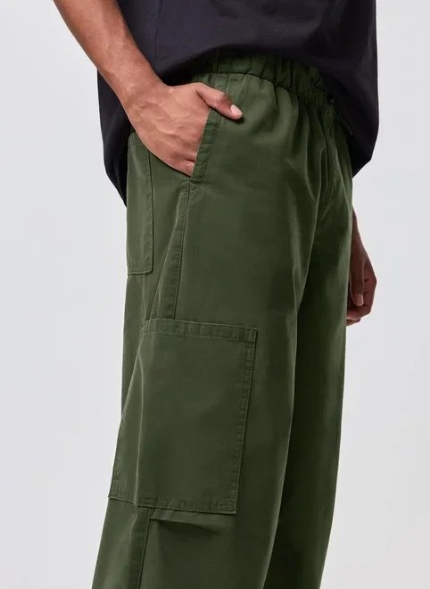 calça sarja parachute cargo calça sarja parachute cargo