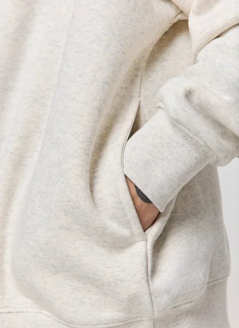 moletom canguru oversized cinza mescla moletom canguru oversized cinza mescla