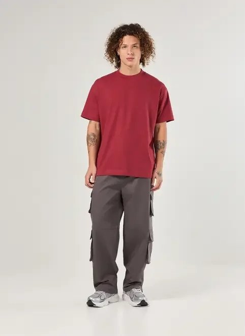 calça sarja baggy cargo calça sarja baggy cargo