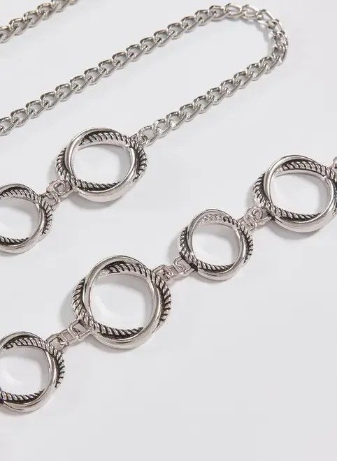 cinto prateado bodychain elos cinto prateado bodychain elos