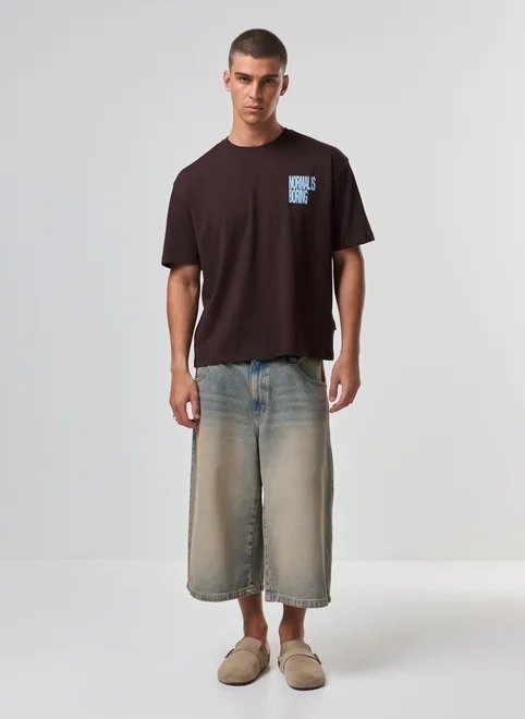 camiseta box marrom boring camiseta box marrom boring