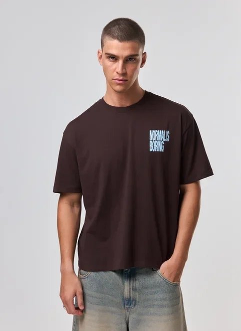 camiseta box marrom boring camiseta box marrom boring