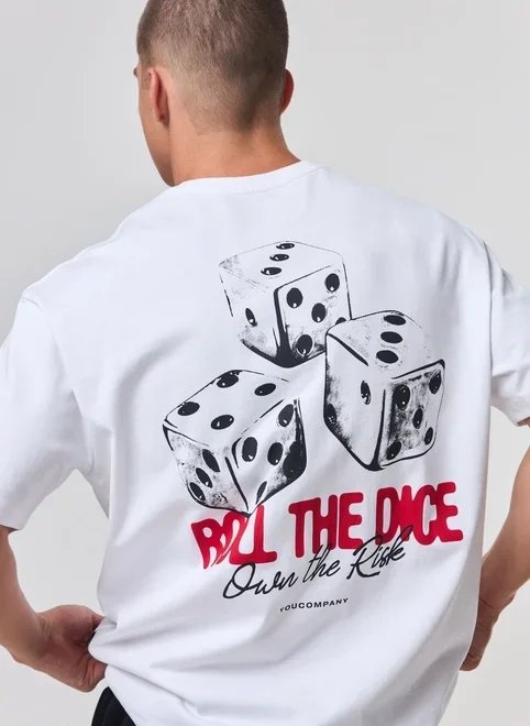 camiseta box branca dice camiseta box branca dice