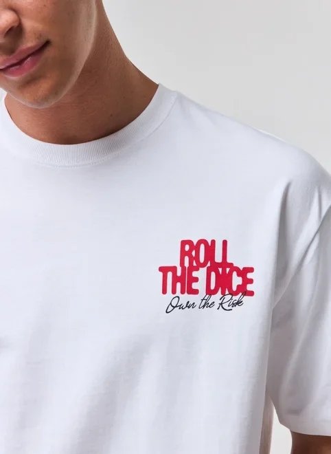 camiseta box branca dice camiseta box branca dice