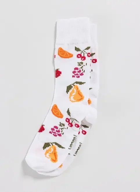 meia off-white frutinhas meia off-white frutinhas