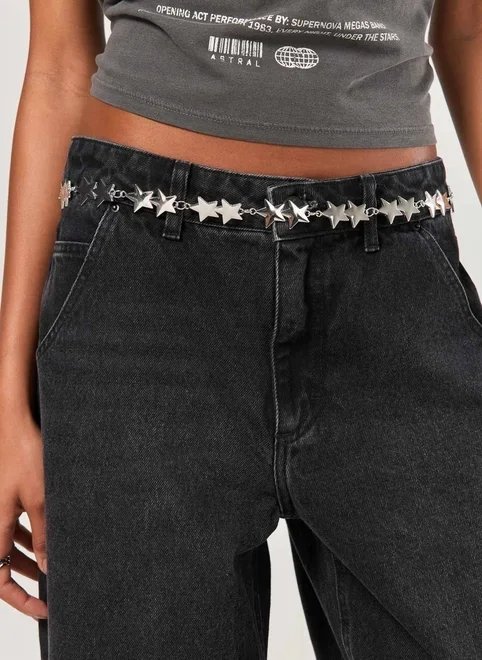 body chain prateada estrelas body chain prateada estrelas