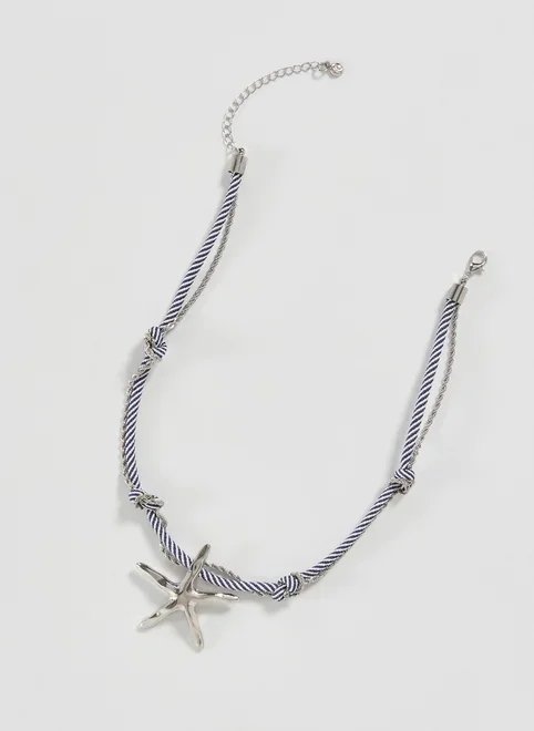 colar corda estrela-do-mar colar corda estrela-do-mar