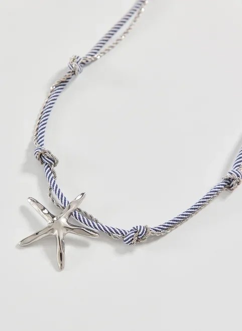 colar corda estrela-do-mar colar corda estrela-do-mar