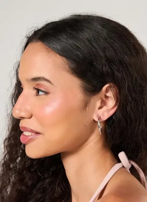 conjunto 3 brincos prateados argolas conjunto 3 brincos prateados argolas