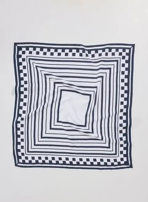 lenço quadriculado preto e branco lenço quadriculado preto e branco
