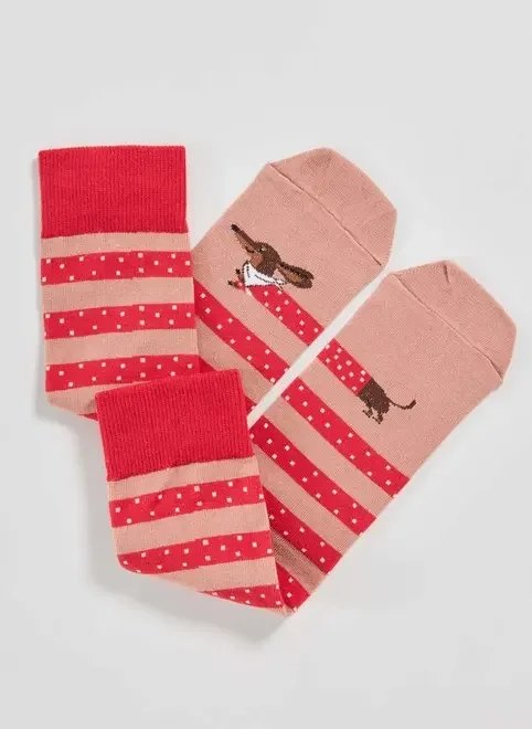 meia vermelha listrada salsichinha meia vermelha listrada salsichinha