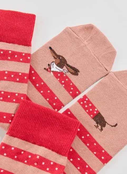 meia vermelha listrada salsichinha meia vermelha listrada salsichinha