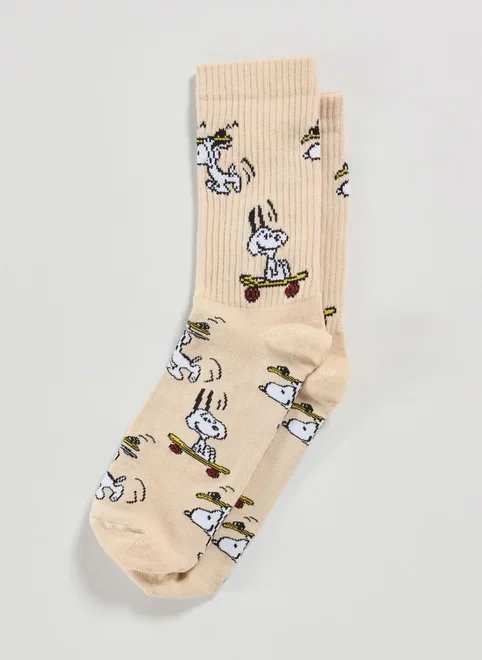 meia areia snoopy skate meia areia snoopy skate