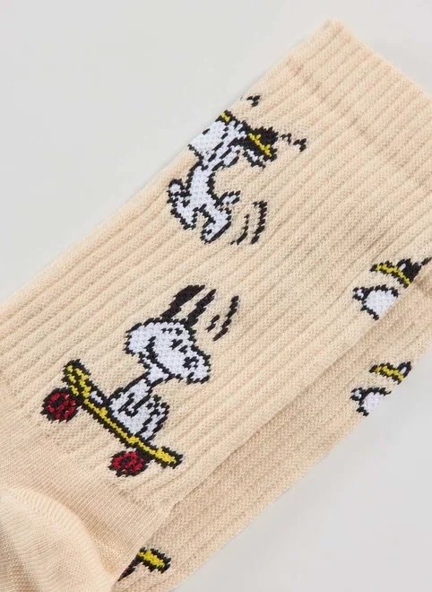 meia areia snoopy skate meia areia snoopy skate