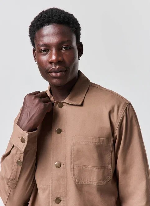 jaqueta estilo camisa sarja bolsos jaqueta estilo camisa sarja bolsos