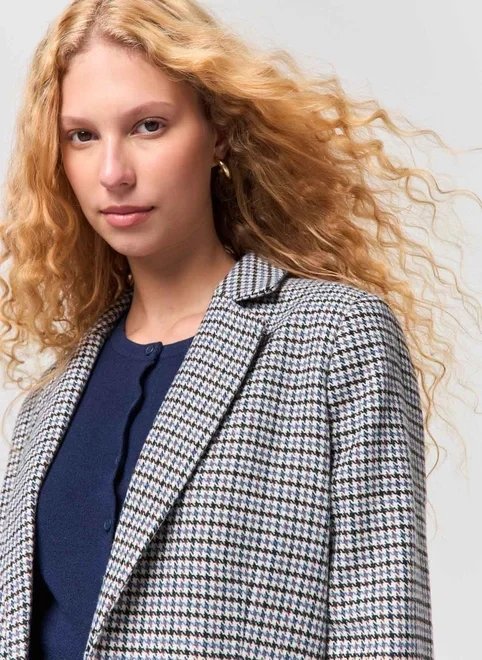 blazer xadrez pied de poule blazer xadrez pied de poule