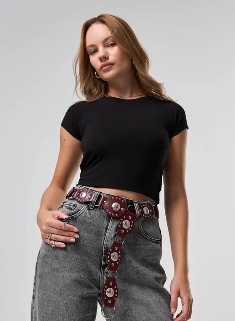 cinto entremeio boho bordô cinto entremeio boho bordô