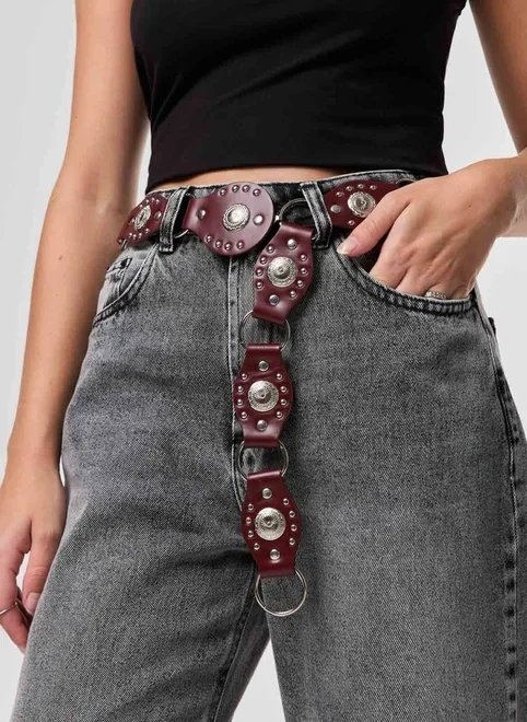 cinto entremeio boho bordô cinto entremeio boho bordô