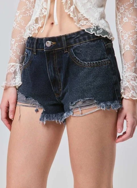 short jeans micro destroyed short jeans micro destroyed