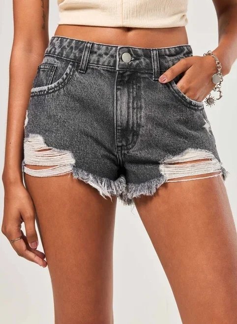 short jeans micro destroyed short jeans micro destroyed