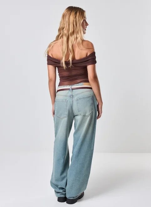 calça jeans dirty baggy cintura baixa calça jeans dirty baggy cintura baixa